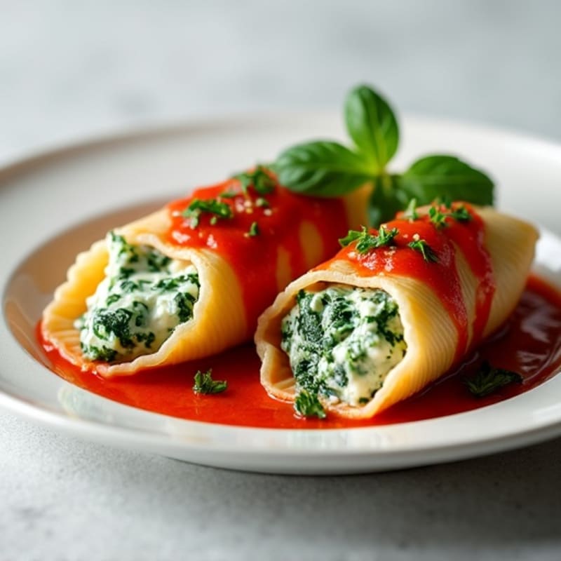 Protein-Packed Ricotta Spinach Stuffed Pasta Shells
