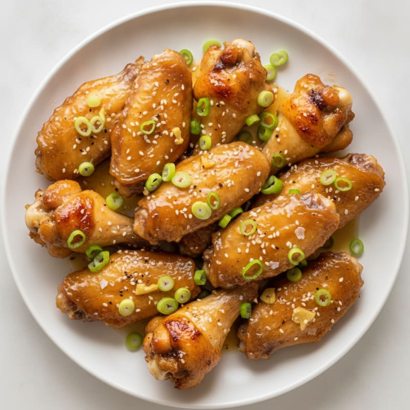 Honey-Garlic Glazed Chicken Wings