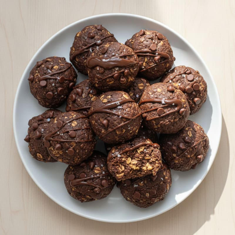 Chocolate Peanut Butter Protein Bites