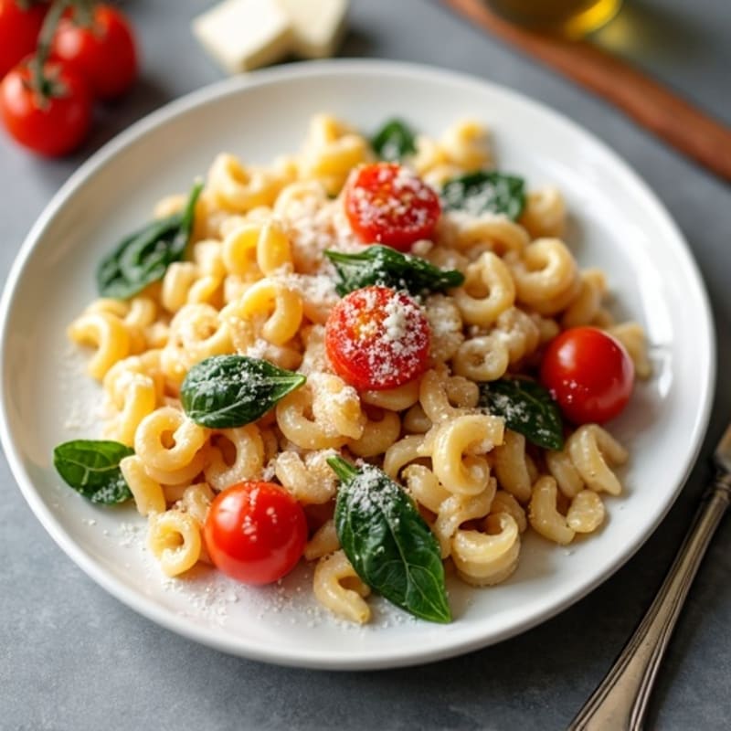 Crispy Turkey Bacon and Creamy Egg Whole Wheat Pasta
