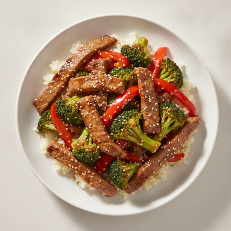 Ginger-Garlic Beef Stir-Fry