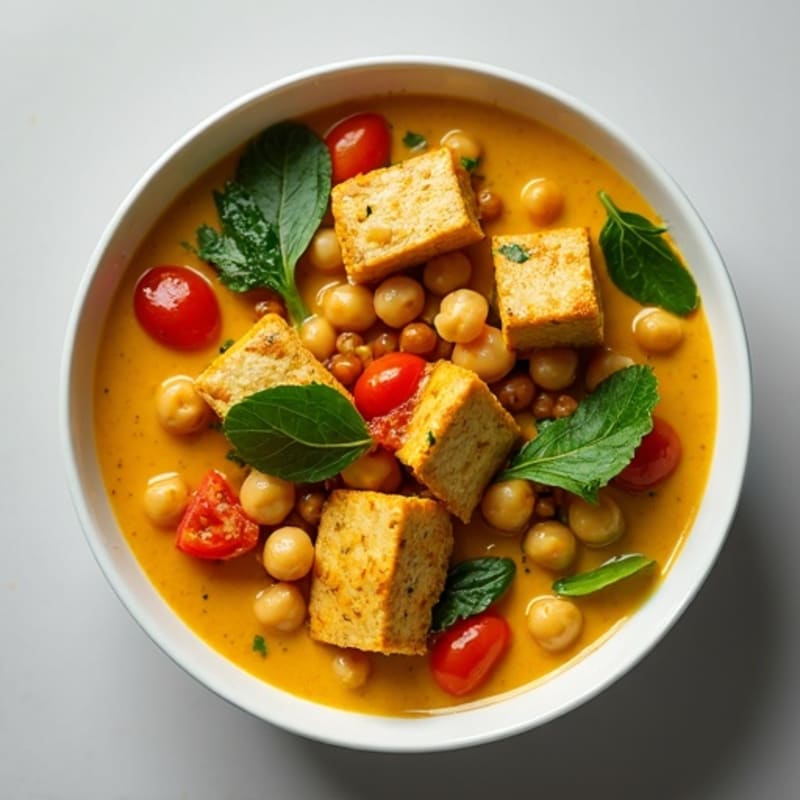 Creamy Coconut Chickpea Curry Stew
