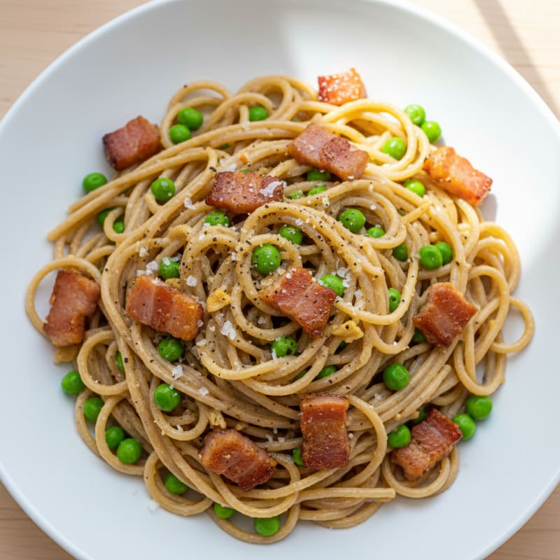 Creamy Pancetta Carbonara with Silky Egg Sauce