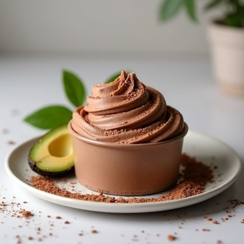 Silky Chocolate Protein Mousse with Greek Yogurt