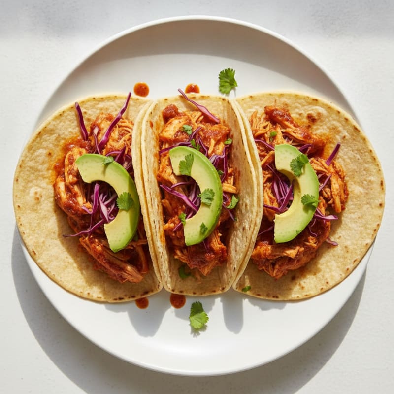 Chipotle Pulled Chicken Tacos
