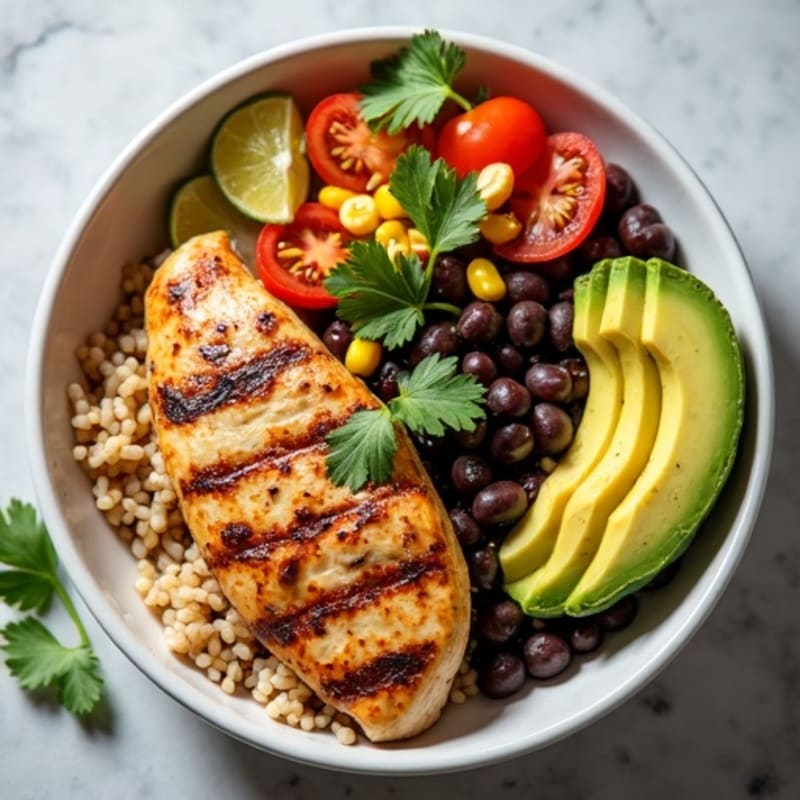 Healthy Black Bean Burrito Bowl