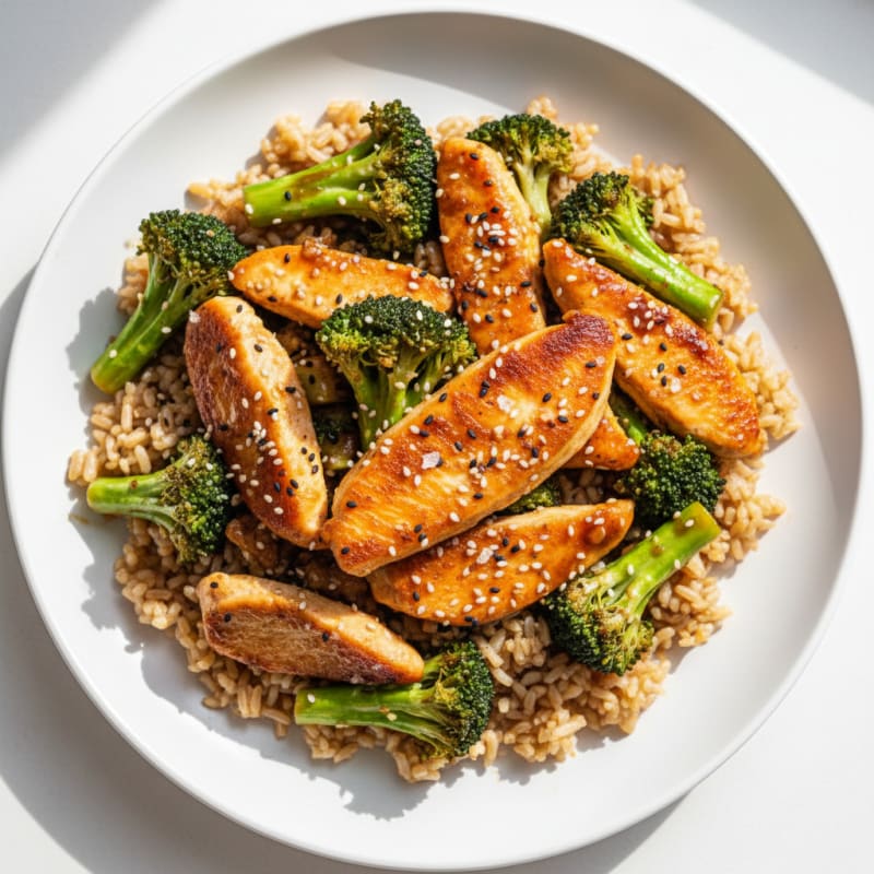 Teriyaki Chicken and Broccoli Stir-Fry