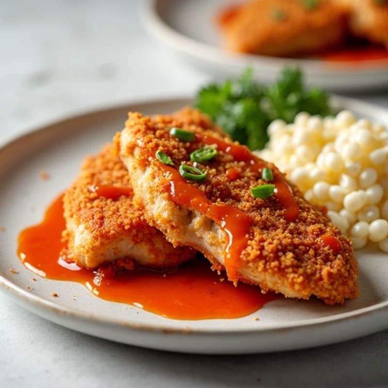Crispy Baked Chicken with Sticky Sweet Chili Sauce