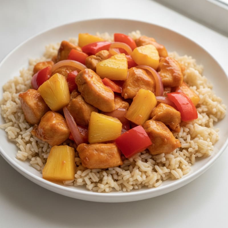 Sweet and Sour Chicken with Pineapple