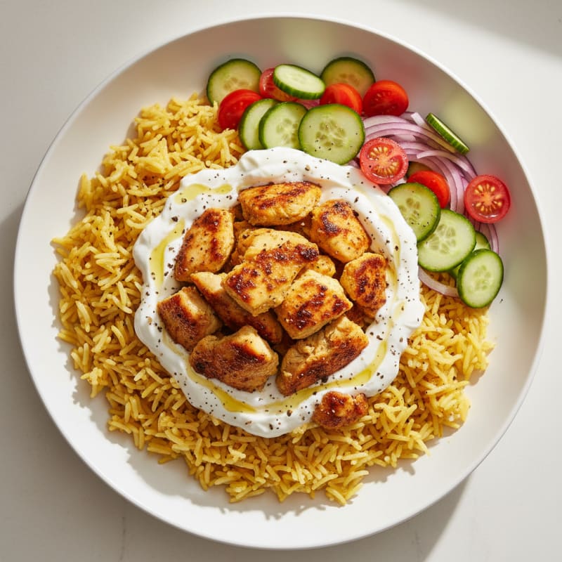 Chicken Shawarma Rice Bowl