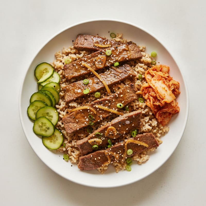 Korean Marinated Beef Bulgogi Bowl