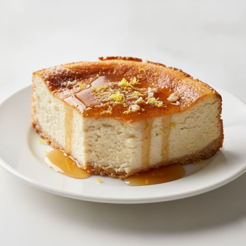 Creamy Greek Yogurt Protein Cheesecake