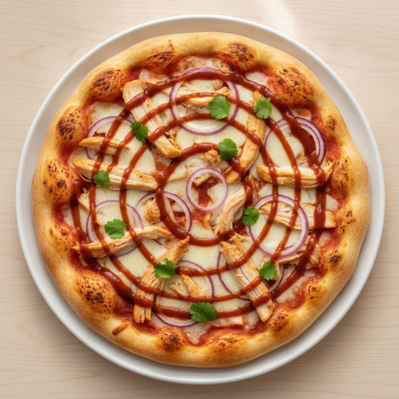High-Protein BBQ Chicken Pizza