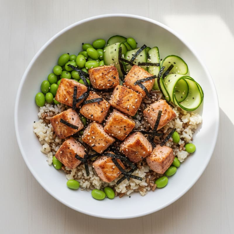 Salmon Sushi Rice Bowl