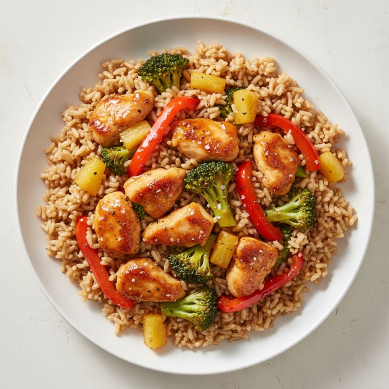Crispy Sweet and Sour Chicken Stir-Fry