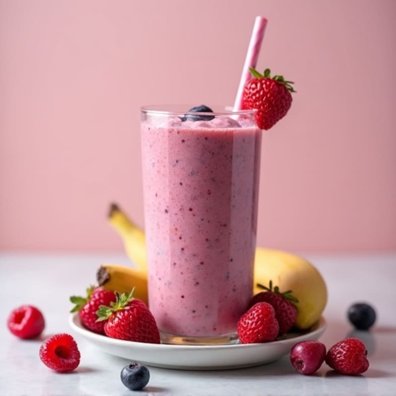 Creamy Berry Protein Smoothie