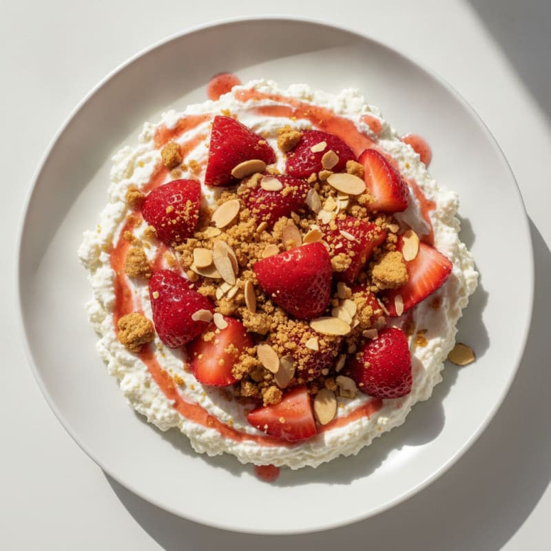 High-Protein Cheesecake Yogurt Bowl