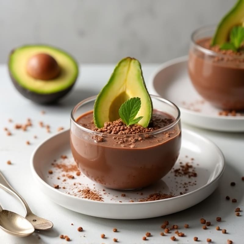 Silky Chocolate Avocado Pudding
