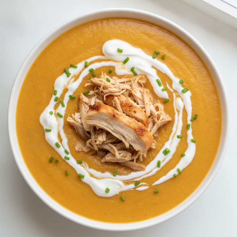 Roasted Butternut Squash Apple Soup