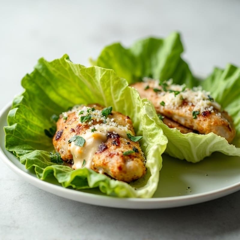 Grilled Chicken Caesar Lettuce Wrap