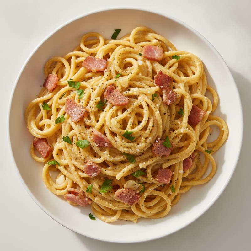 Classic Carbonara with Pancetta