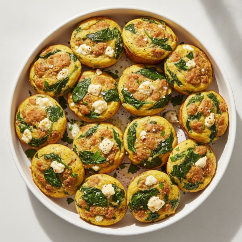Savory Mediterranean Turkey Egg Bites