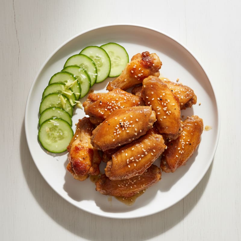 Honey-Garlic Glazed Chicken Wings