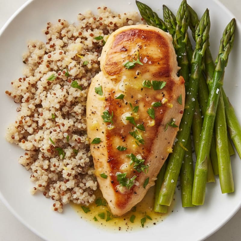 Pan-Seared Chicken with Lemon-Herb Sauce