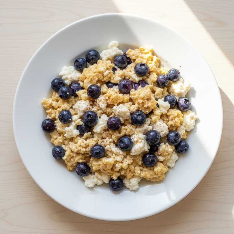Berry Egg White Breakfast Scramble
