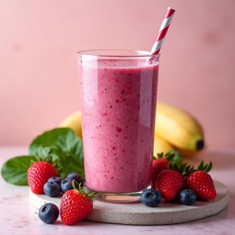 Creamy Berry Protein Smoothie