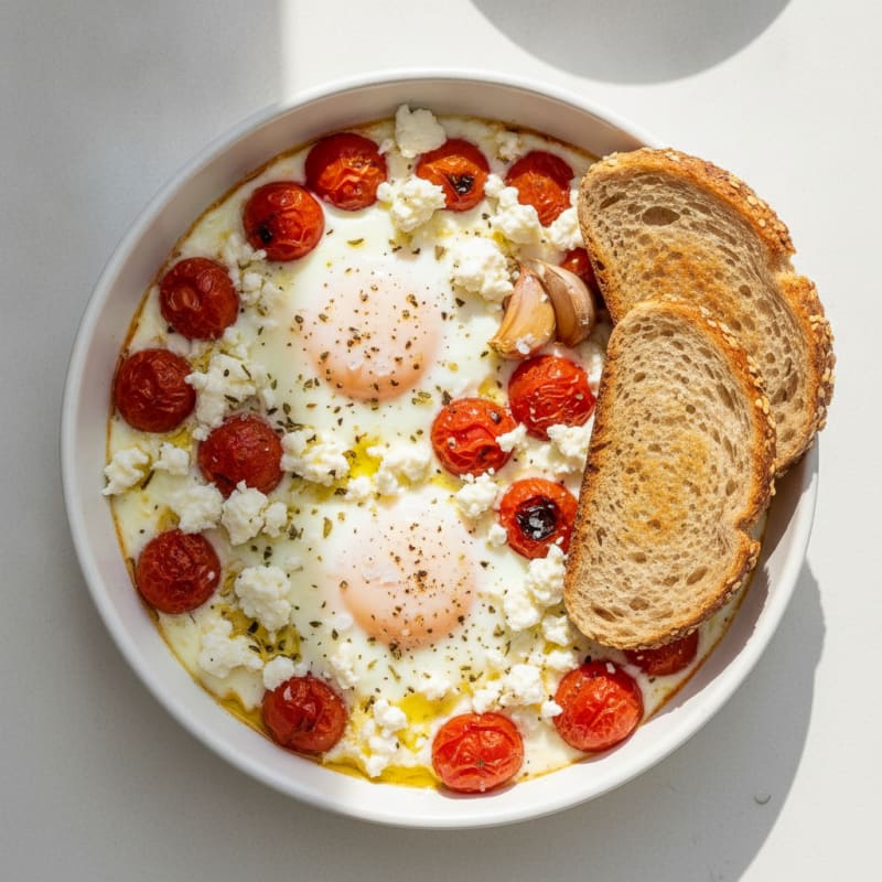 Baked Eggs with Roasted Tomatoes