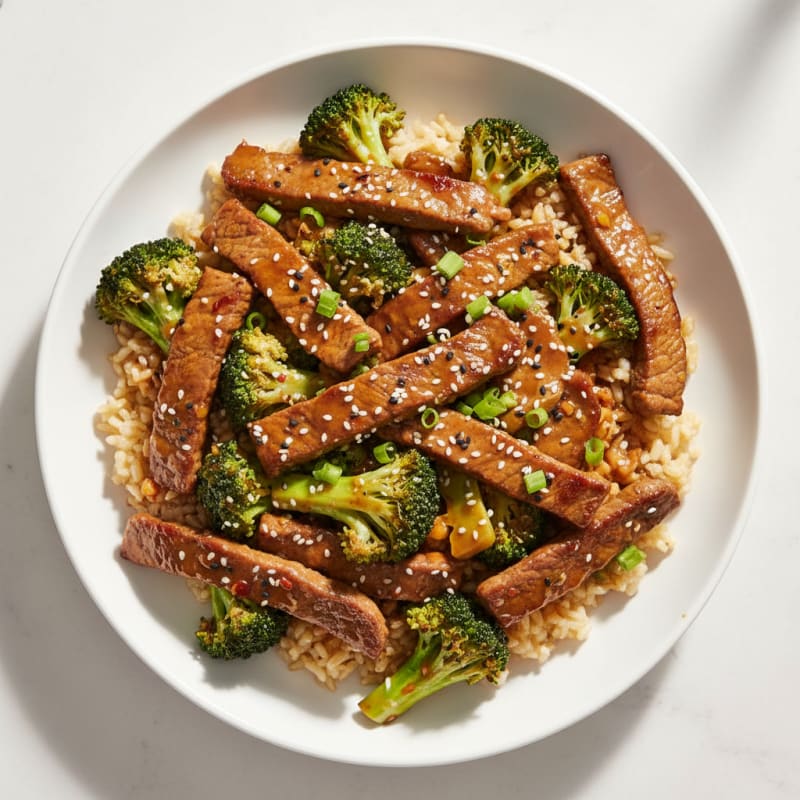 Tender Sesame Beef and Broccoli Stir-Fry