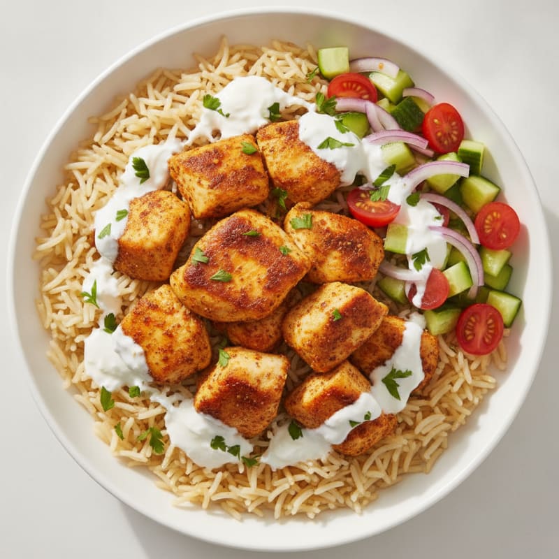 Chicken Shawarma Rice Bowl