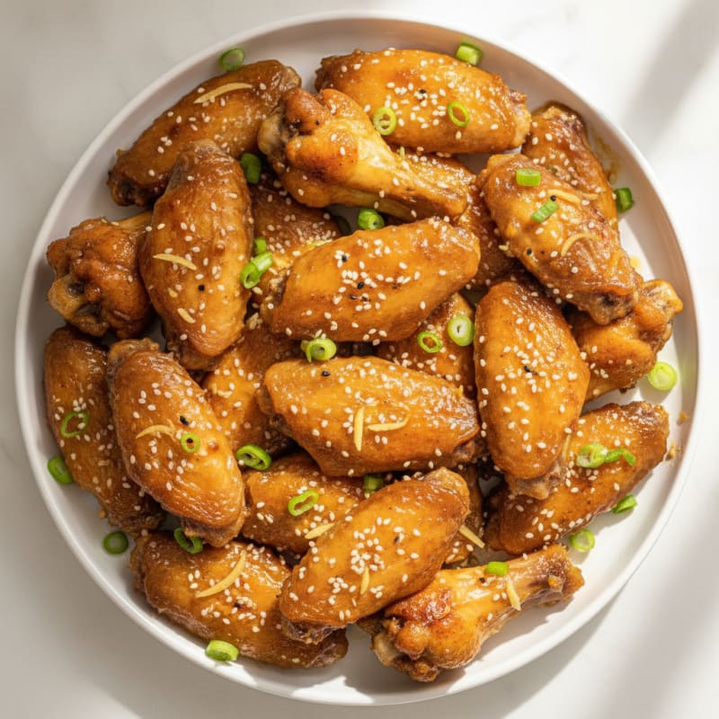Honey-Garlic Glazed Chicken Wings