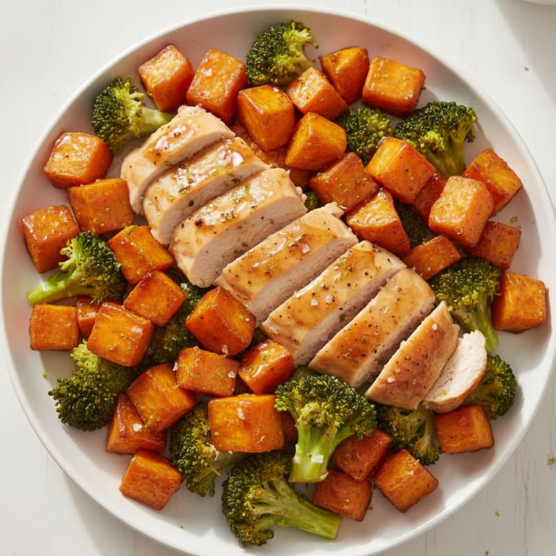 Roasted Sweet Potato with Honey-Lime Glaze