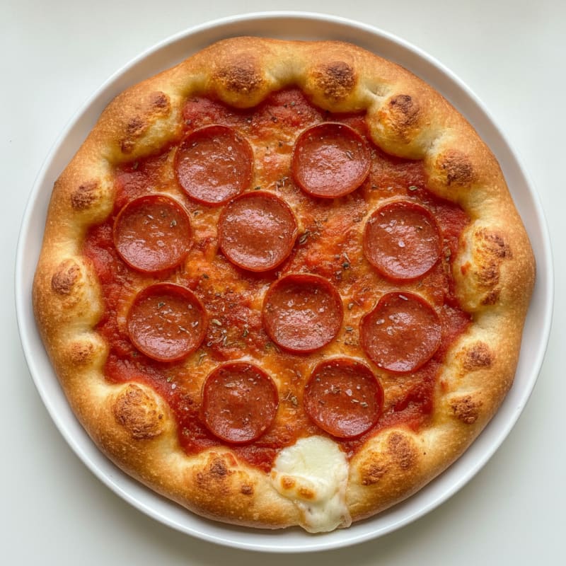 Pepperoni Stuffed Crust Pizza