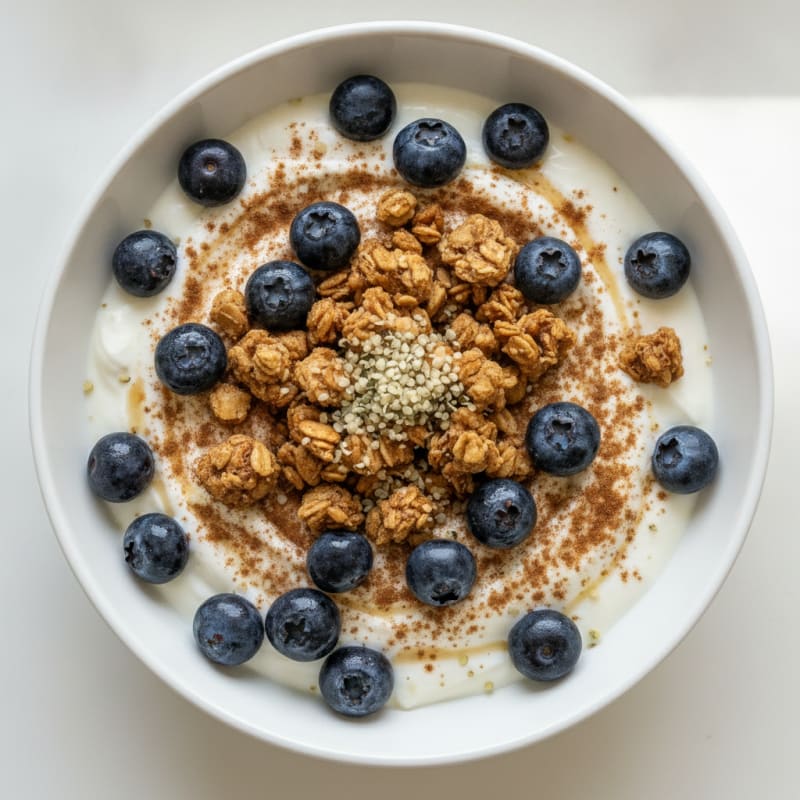 Yogurt with Berries and Granola
