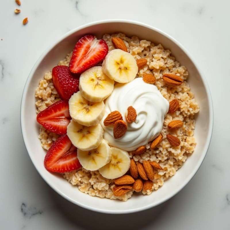 Golden Protein Oatmeal Power Bowl