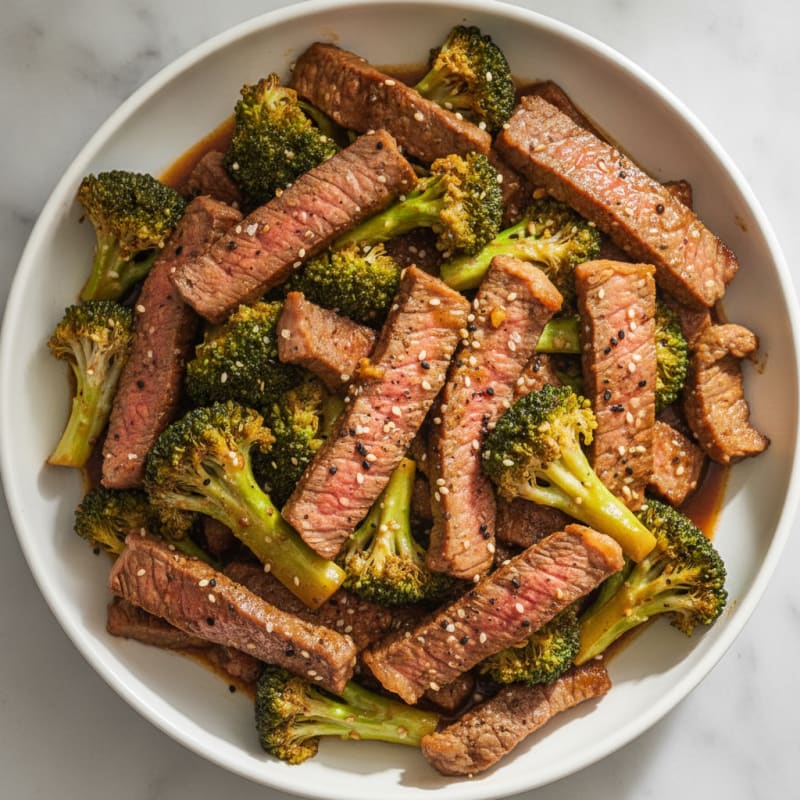 Sesame Beef and Broccoli Stir-Fry