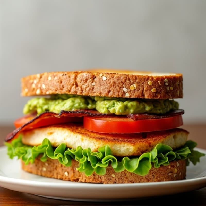 Whole Grain BLT with Creamy Avocado and Grilled Chicken