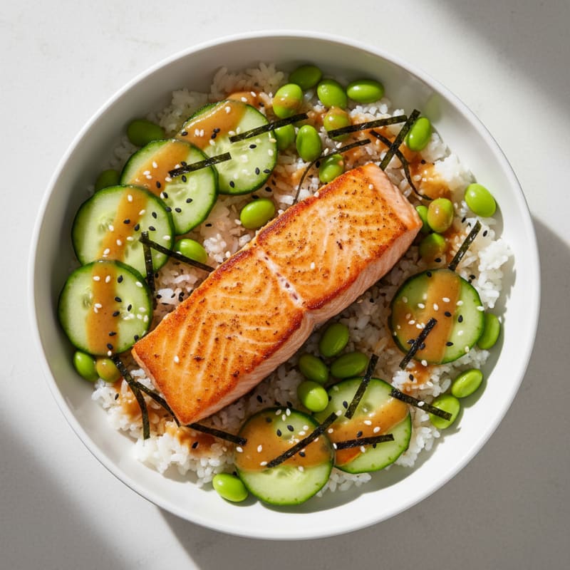Salmon Sushi Rice Bowl