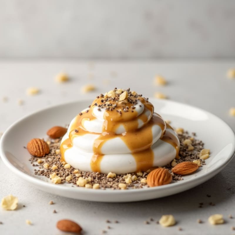 Greek Yogurt with Almond Butter and Chia Seeds