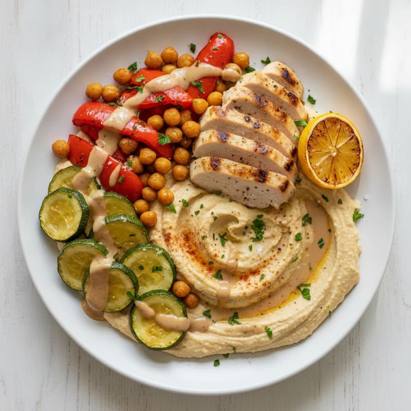 Mediterranean Hummus Platter