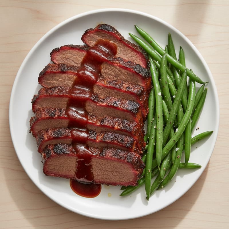 Slow-Smoked Texas Brisket with BBQ Glaze