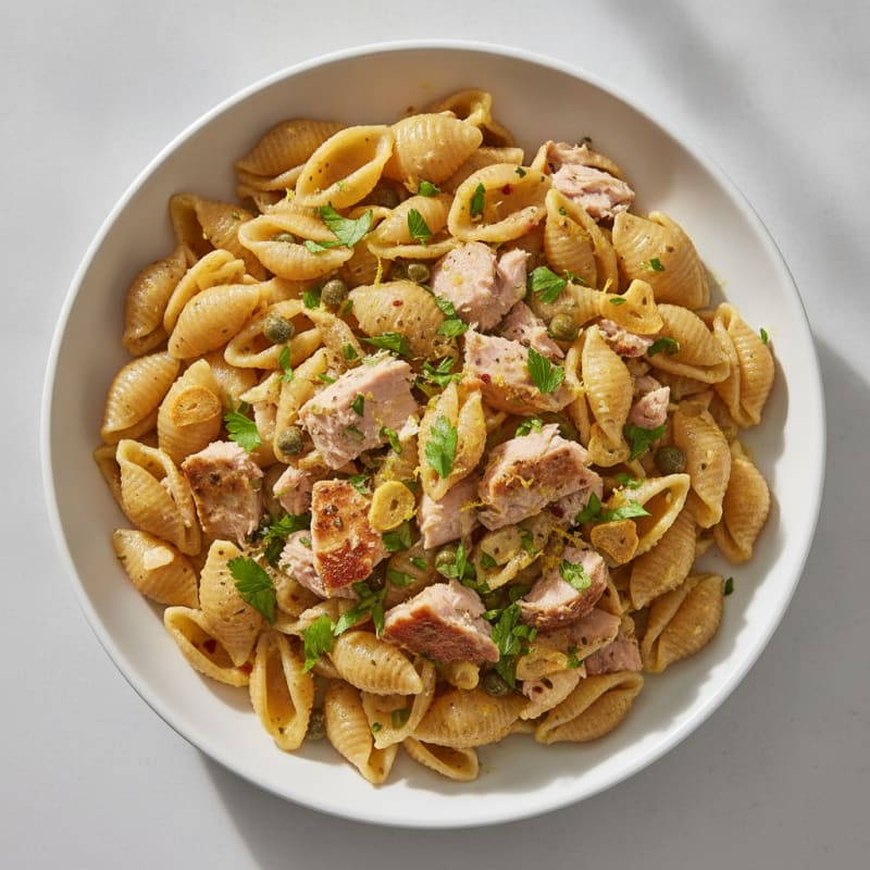 Zesty Lemon-Herb Tuna Pasta