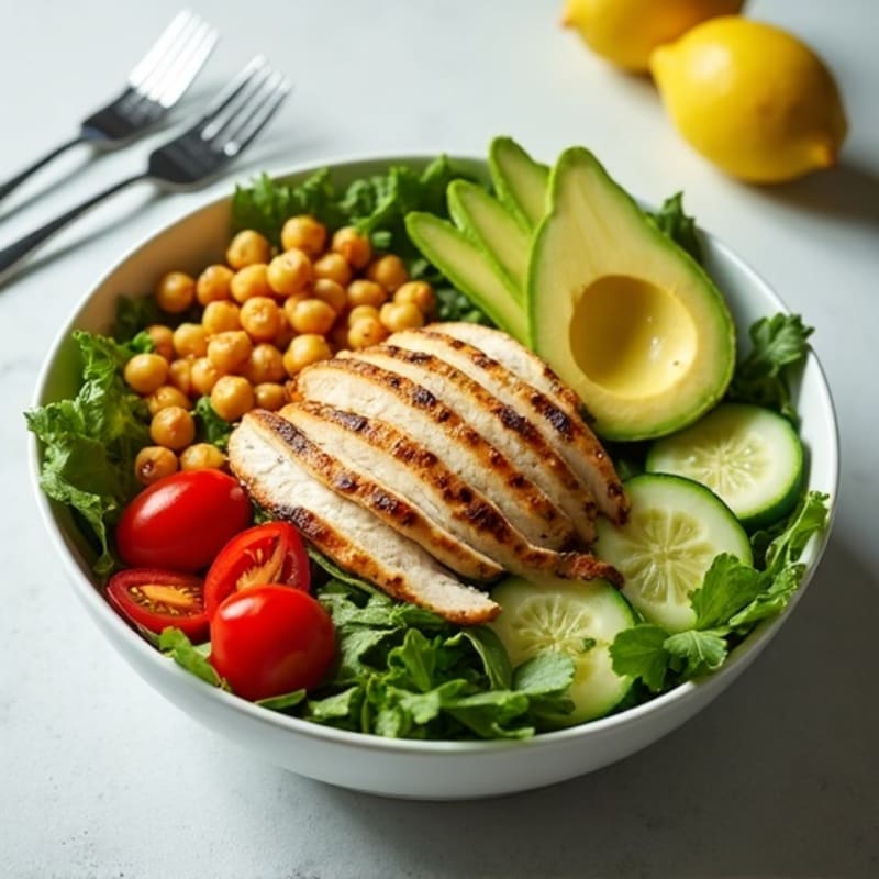 Crisp Avocado Salad Bowl