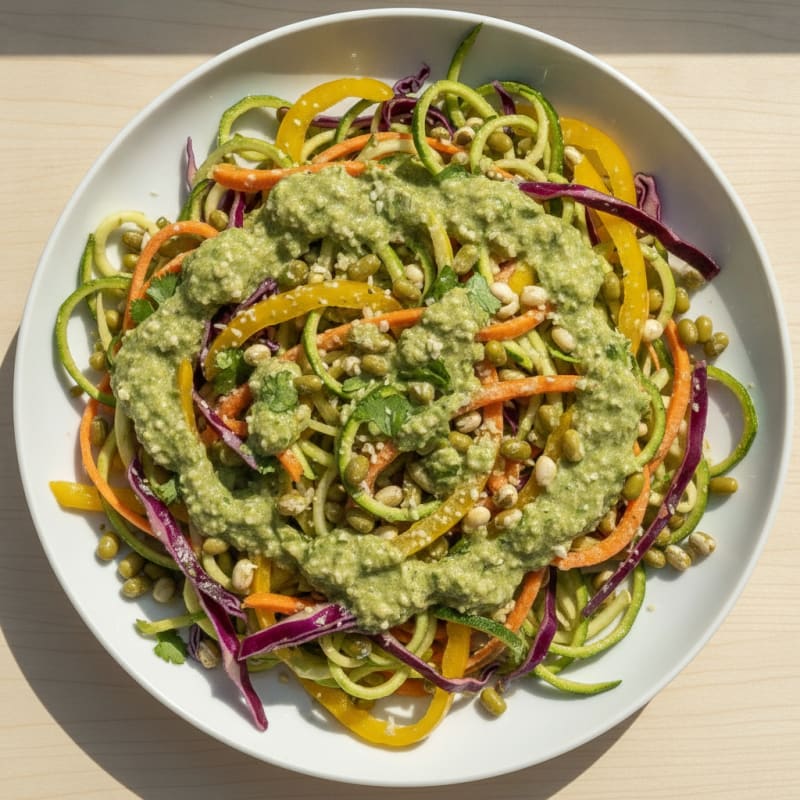 Rainbow Vegetable Noodle Salad