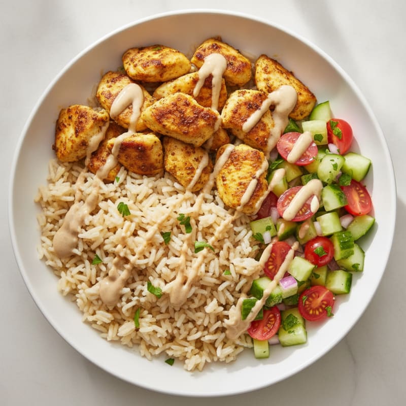 Chicken Shawarma Rice Bowl