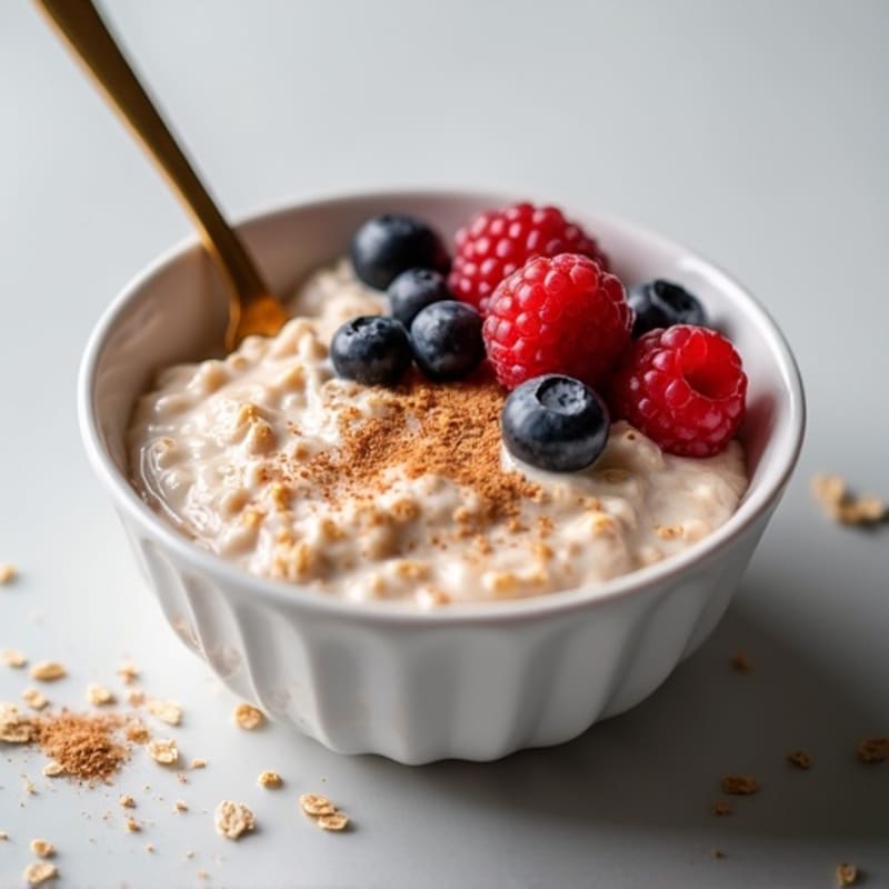 Creamy High-Protein Berry Oatmeal