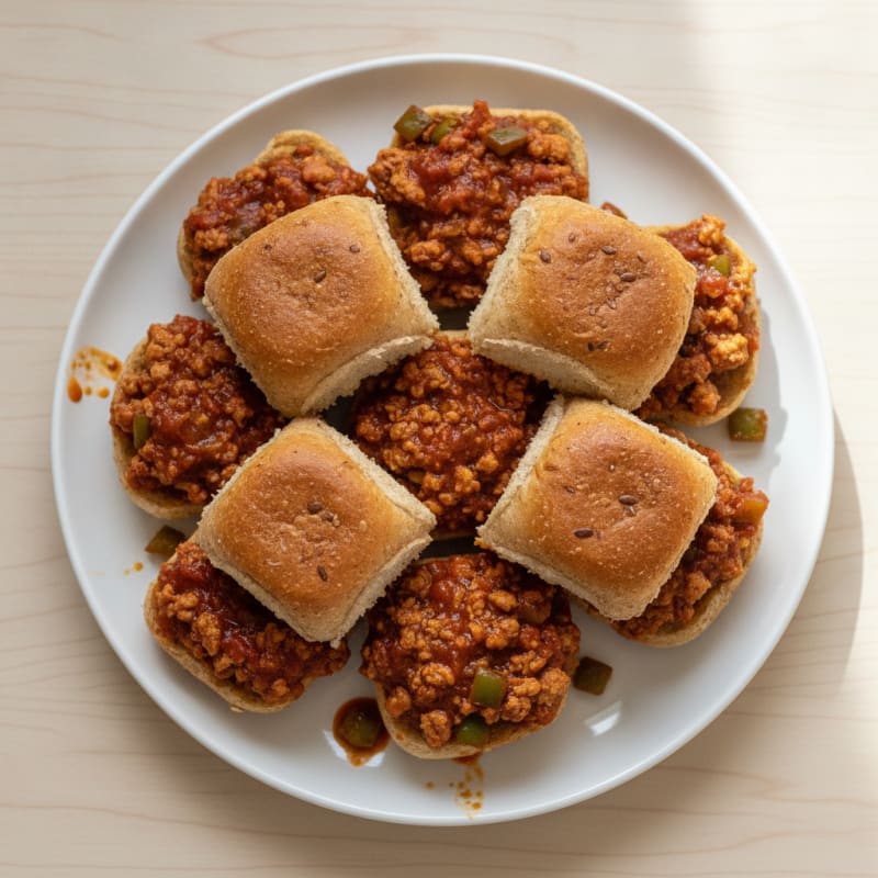 Sweet and Tangy Sloppy Joe Sliders